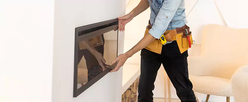 Metal Fireplace Installation in Hereford, Texas