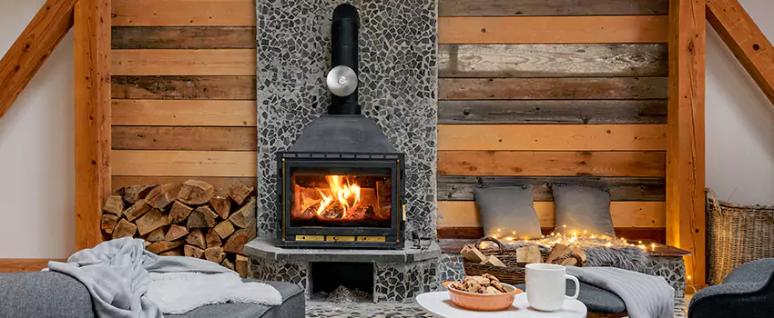 Thelin Hearth Products Direct Vent Gas Stove Fireplace Inspection in Hereford, Texas